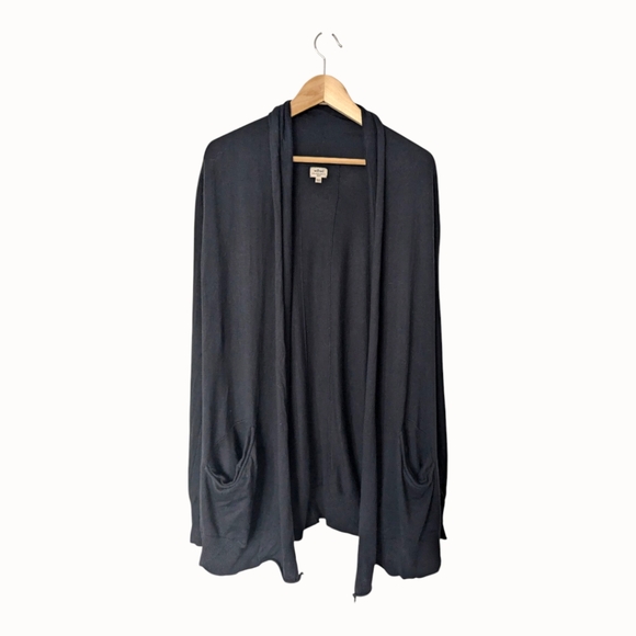 🖤 Aritzia Wilfred Flaubert Silk Cotton Cashmere Open Longline Cardigan, S - Picture 3 of 11